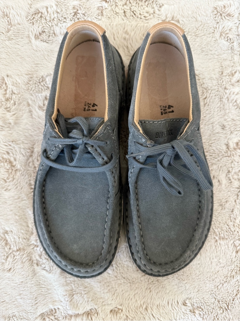 Birkenstock Pasadena – Suede Leather Basalt Gray | No Box